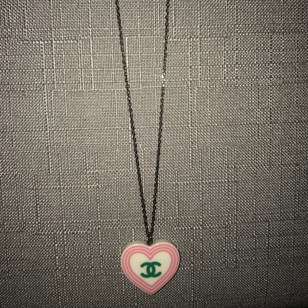 CHANEL Charm Necklace with Original Chain